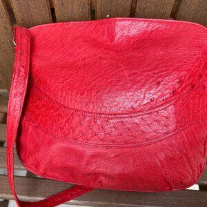 Red Ostrich 100% genuine ostrich purse purchased in South Africa in the 2000's